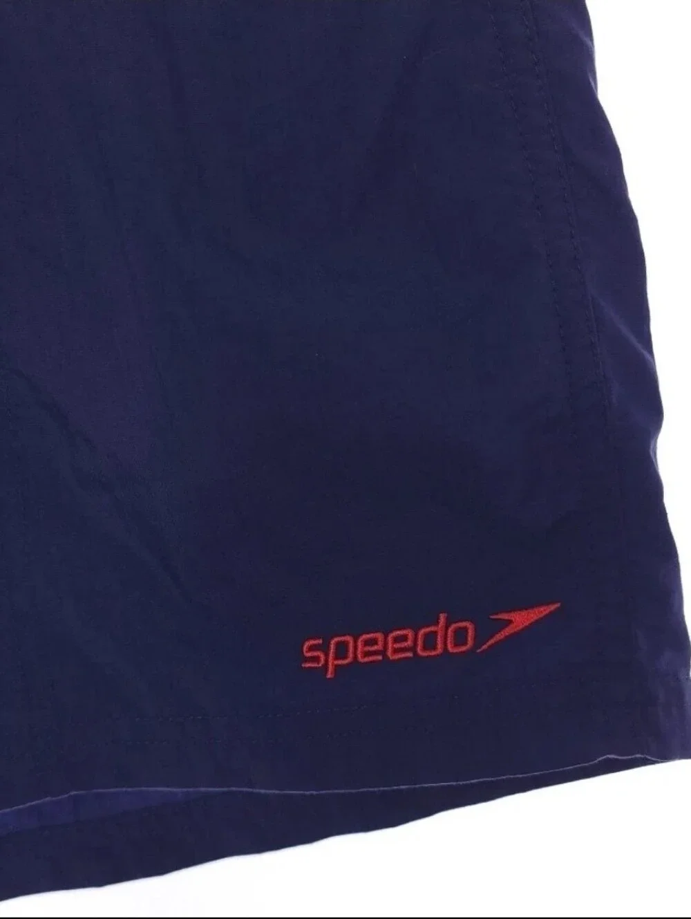 Speedo Mens Size Large Solid Blue Swimming Trunks